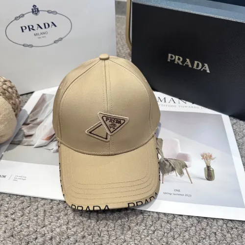Wholesale Prada Caps #1456695 $25.00 USD, Wholesale Quality Replica Prada Caps