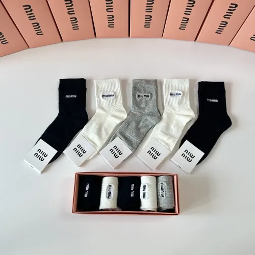Wholesale MIU MIU Socks #1456815 $29.00 USD, Wholesale Quality Replica MIU MIU Socks