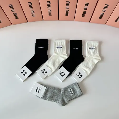 Replica MIU MIU Socks #1456815 $29.00 USD for Wholesale
