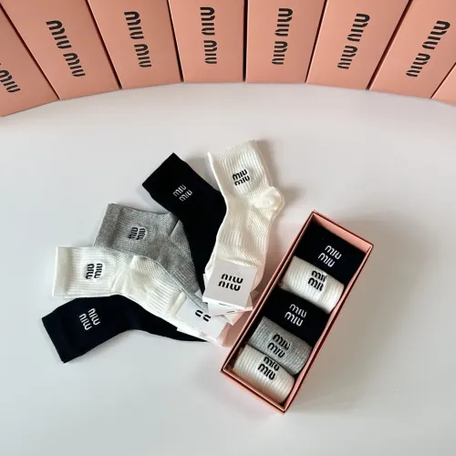 Replica MIU MIU Socks #1456816 $29.00 USD for Wholesale