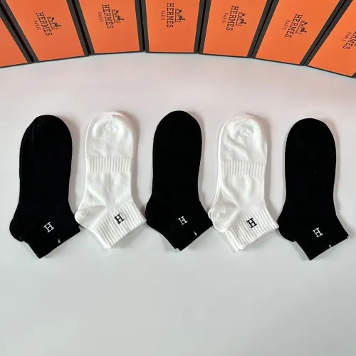 Replica Hermes Socks #1456824 $29.00 USD for Wholesale