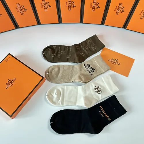 Replica Hermes Socks #1456836 $29.00 USD for Wholesale