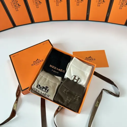 Replica Hermes Socks #1456836 $29.00 USD for Wholesale