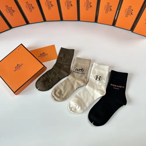 Replica Hermes Socks #1456836 $29.00 USD for Wholesale