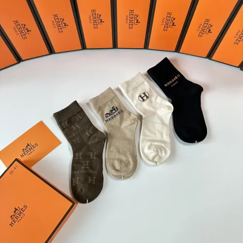 Replica Hermes Socks #1456836 $29.00 USD for Wholesale