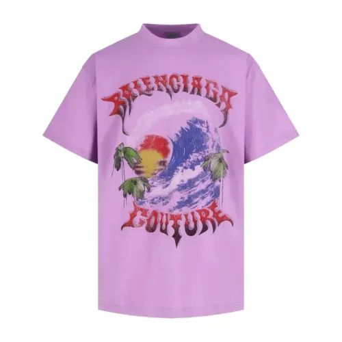 Wholesale Balenciaga T-Shirts Short Sleeved For Unisex #1456933 $56.00 USD, Wholesale Quality Replica Balenciaga T-Shirts