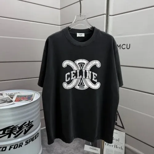 Wholesale Celine T-Shirts Short Sleeved For Unisex #1456944 $38.00 USD, Wholesale Quality Replica Celine T-Shirts
