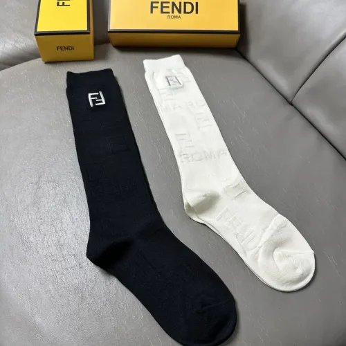Wholesale Fendi Socks For Women #1457027 $29.00 USD, Wholesale Quality Replica Fendi Socks