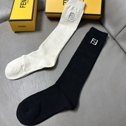 Replica Fendi Socks For Women #1457027 $29.00 USD for Wholesale