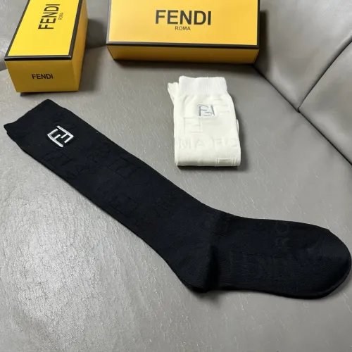 Replica Fendi Socks For Women #1457027 $29.00 USD for Wholesale