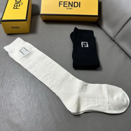 Replica Fendi Socks For Women #1457027 $29.00 USD for Wholesale