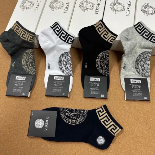 Replica Versace Socks For Men #1457029 $25.00 USD for Wholesale