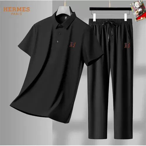 Wholesale Hermes Tracksuits Short Sleeved For Men #1457211 $72.00 USD, Wholesale Quality Replica Hermes Tracksuits