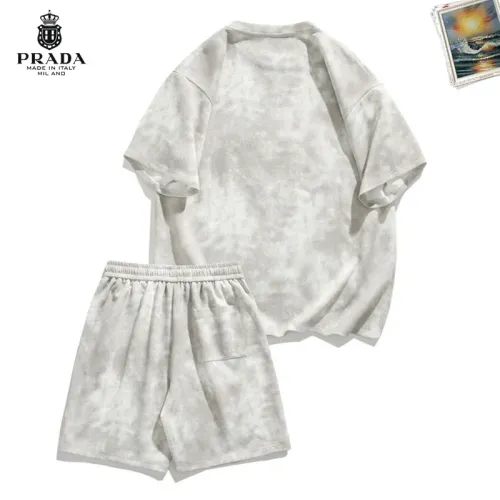 Replica Prada Tracksuits Short Sleeved For Men #1457303 $52.00 USD for Wholesale