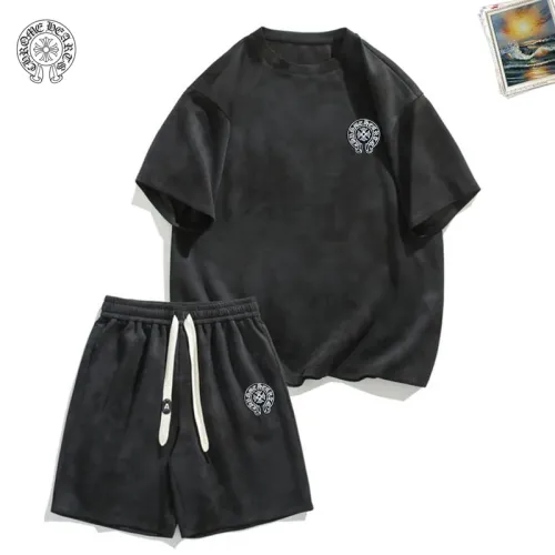 Wholesale Chrome Hearts Tracksuits Short Sleeved For Men #1457314 $52.00 USD, Wholesale Quality Replica Chrome Hearts Tracksuits