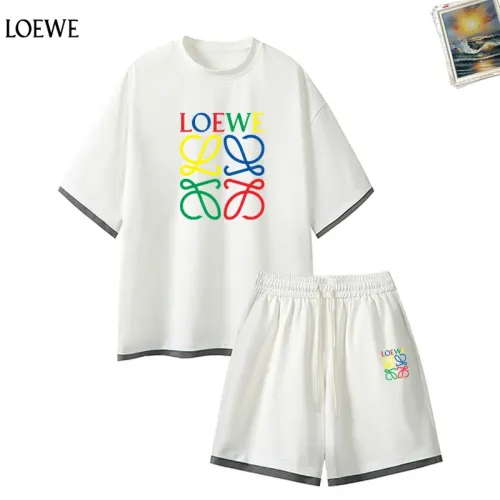 Wholesale LOEWE Tracksuits Short Sleeved For Men #1457319 $52.00 USD, Wholesale Quality Replica LOEWE Tracksuits