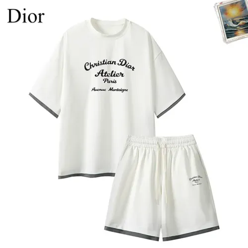 Wholesale Christian Dior Tracksuits Short Sleeved For Men #1457322 $52.00 USD, Wholesale Quality Replica Christian Dior Tracksuits
