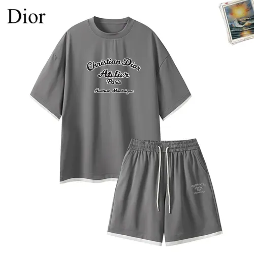 Wholesale Christian Dior Tracksuits Short Sleeved For Men #1457323 $52.00 USD, Wholesale Quality Replica Christian Dior Tracksuits