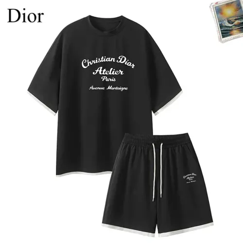 Wholesale Christian Dior Tracksuits Short Sleeved For Men #1457324 $52.00 USD, Wholesale Quality Replica Christian Dior Tracksuits