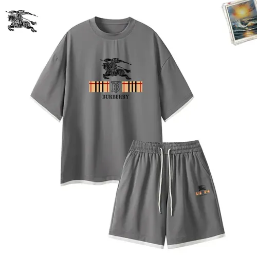 Wholesale Burberry Tracksuits Short Sleeved For Men #1457326 $52.00 USD, Wholesale Quality Replica Burberry Tracksuits