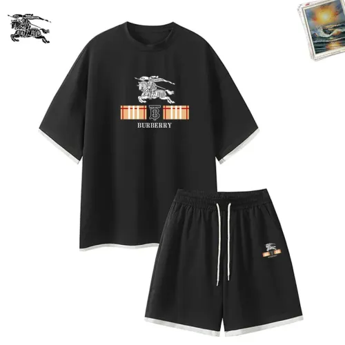 Wholesale Burberry Tracksuits Short Sleeved For Men #1457327 $52.00 USD, Wholesale Quality Replica Burberry Tracksuits