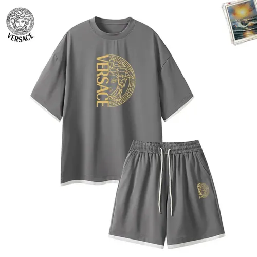 Wholesale Versace Tracksuits Short Sleeved For Men #1457332 $52.00 USD, Wholesale Quality Replica Versace Tracksuits