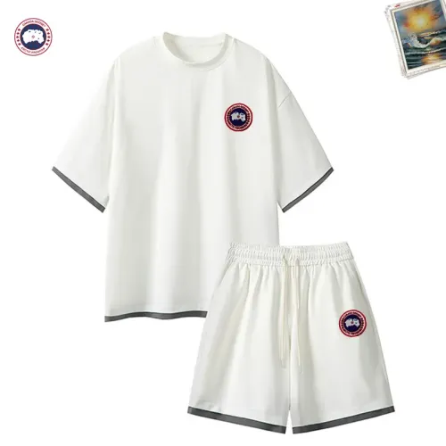 Wholesale Canada Goose Tracksuits Short Sleeved For Men #1457334 $52.00 USD, Wholesale Quality Replica Canada Goose Tracksuits