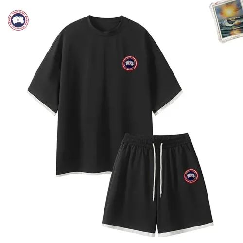 Wholesale Canada Goose Tracksuits Short Sleeved For Men #1457336 $52.00 USD, Wholesale Quality Replica Canada Goose Tracksuits