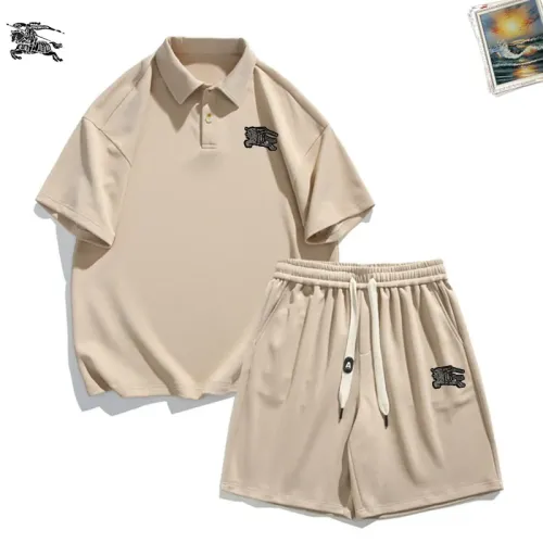 Wholesale Burberry Tracksuits Short Sleeved For Men #1457344 $52.00 USD, Wholesale Quality Replica Burberry Tracksuits