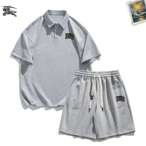 Wholesale Burberry Tracksuits Short Sleeved For Men #1457345 $52.00 USD, Wholesale Quality Replica Burberry Tracksuits