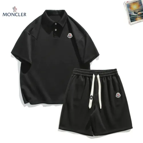 Wholesale Moncler Tracksuits Short Sleeved For Men #1457354 $52.00 USD, Wholesale Quality Replica Moncler Tracksuits