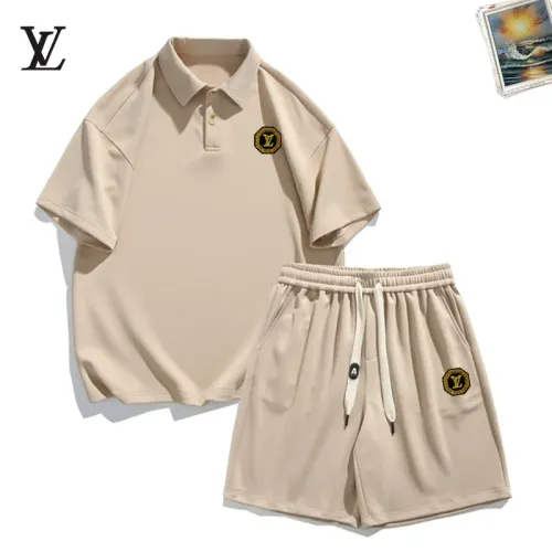 Wholesale Louis Vuitton LV Tracksuits Short Sleeved For Men #1457356 $52.00 USD, Wholesale Quality Replica Louis Vuitton LV Tracksuits