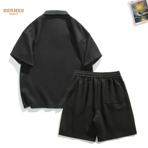 Replica Hermes Tracksuits Short Sleeved For Men #1457376 $52.00 USD for Wholesale