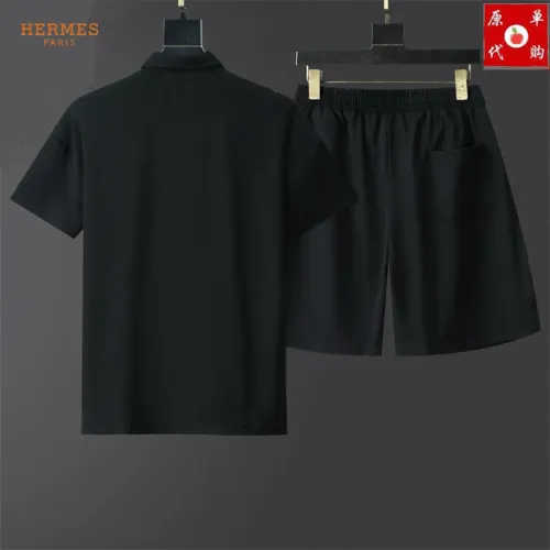 Replica Hermes Tracksuits Short Sleeved For Men #1457386 $48.00 USD for Wholesale