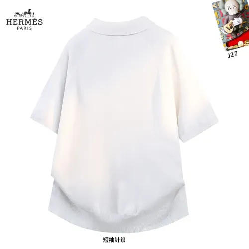 Replica Hermes T-Shirts Short Sleeved For Men #1457446 $42.00 USD for Wholesale