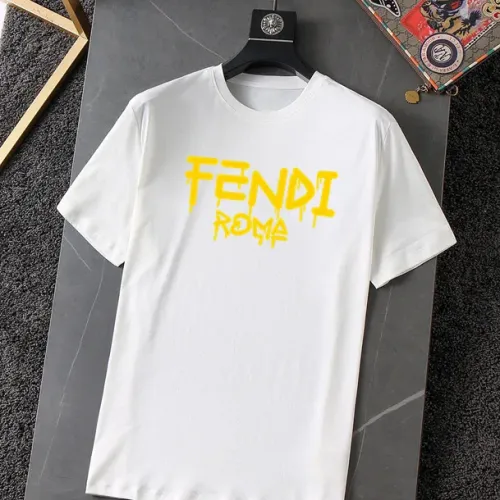 Wholesale Fendi T-Shirts Short Sleeved For Unisex #1457484 $25.00 USD, Wholesale Quality Replica Fendi T-Shirts