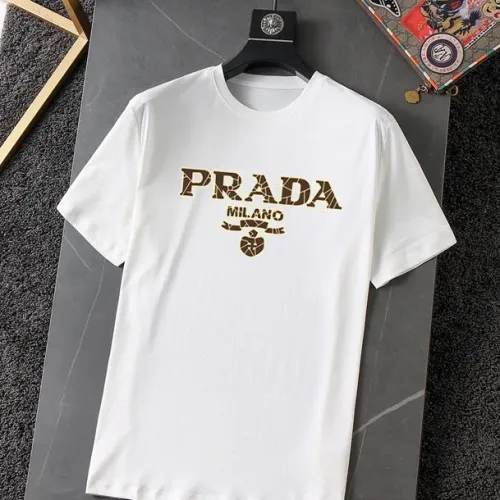 Wholesale Prada T-Shirts Short Sleeved For Unisex #1457486 $25.00 USD, Wholesale Quality Replica Prada T-Shirts
