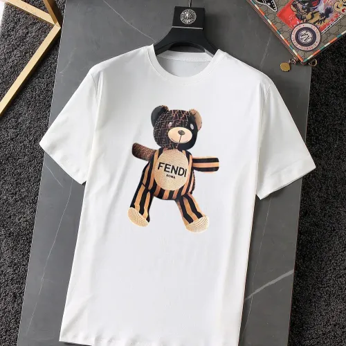 Wholesale Fendi T-Shirts Short Sleeved For Unisex #1457539 $25.00 USD, Wholesale Quality Replica Fendi T-Shirts