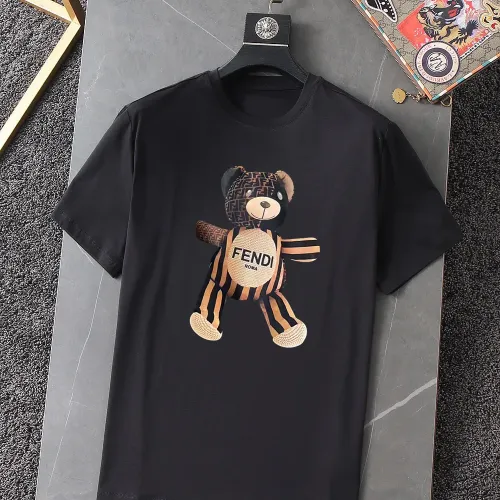 Wholesale Fendi T-Shirts Short Sleeved For Unisex #1457540 $25.00 USD, Wholesale Quality Replica Fendi T-Shirts