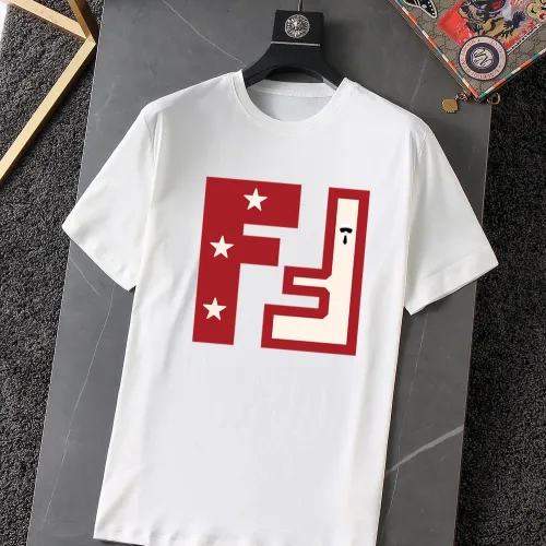 Wholesale Fendi T-Shirts Short Sleeved For Unisex #1457545 $25.00 USD, Wholesale Quality Replica Fendi T-Shirts