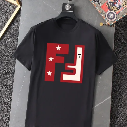 Wholesale Fendi T-Shirts Short Sleeved For Unisex #1457546 $25.00 USD, Wholesale Quality Replica Fendi T-Shirts