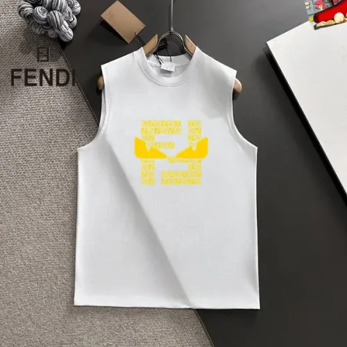 Wholesale Fendi T-Shirts Sleeveless For Unisex #1457567 $25.00 USD, Wholesale Quality Replica Fendi T-Shirts