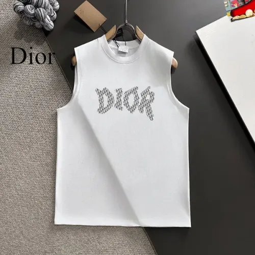Wholesale Christian Dior T-Shirts Sleeveless For Unisex #1457569 $25.00 USD, Wholesale Quality Replica Christian Dior T-Shirts