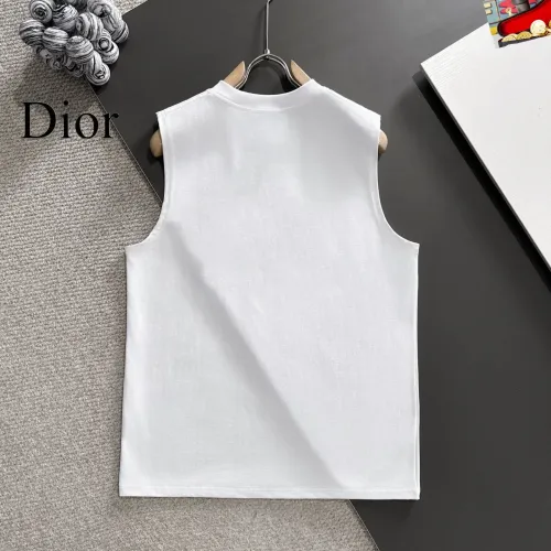 Replica Christian Dior T-Shirts Sleeveless For Unisex #1457569 $25.00 USD for Wholesale