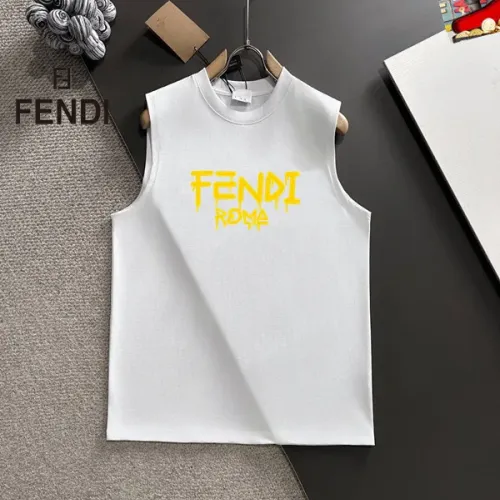 Wholesale Fendi T-Shirts Sleeveless For Unisex #1457588 $25.00 USD, Wholesale Quality Replica Fendi T-Shirts