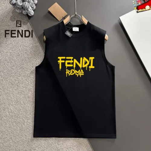 Wholesale Fendi T-Shirts Sleeveless For Unisex #1457590 $25.00 USD, Wholesale Quality Replica Fendi T-Shirts