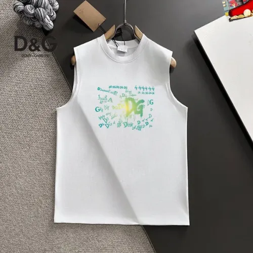 Wholesale Dolce &amp; Gabbana D&amp;G T-Shirts Sleeveless For Unisex #1457592 $25.00 USD, Wholesale Quality Replica Dolce &amp; Gabbana D&amp;G T-Shirts