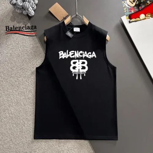 Wholesale Balenciaga T-Shirts Sleeveless For Unisex #1457603 $25.00 USD, Wholesale Quality Replica Balenciaga T-Shirts
