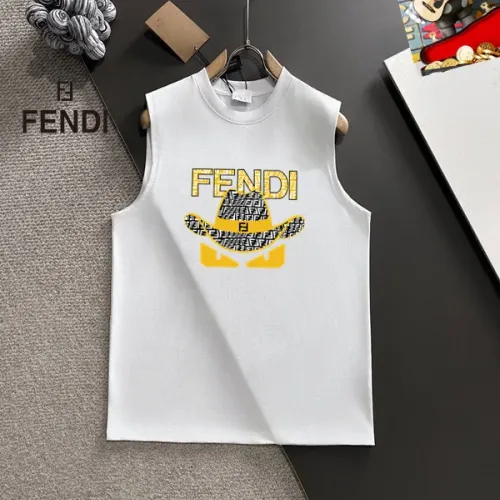 Wholesale Fendi T-Shirts Sleeveless For Unisex #1457604 $25.00 USD, Wholesale Quality Replica Fendi T-Shirts
