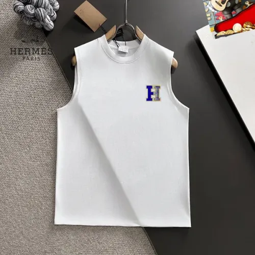 Wholesale Hermes T-Shirts Sleeveless For Unisex #1457612 $25.00 USD, Wholesale Quality Replica Hermes T-Shirts